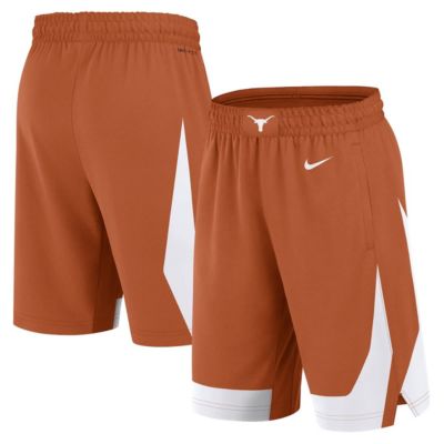 Men's NCAA Nike Texas Texas Longhorns Road Replica Performance Shorts, Orange, Large