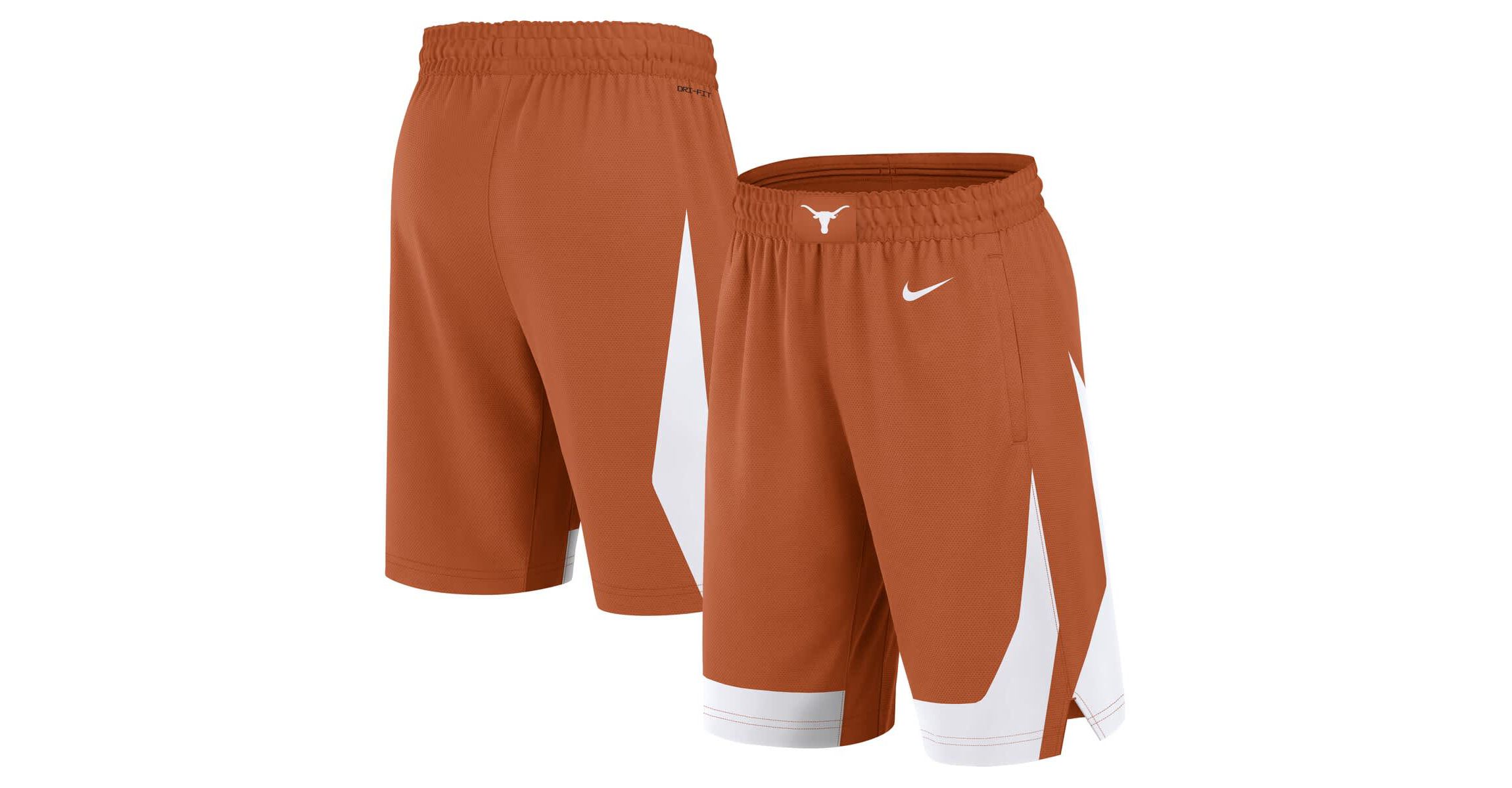 NCAA Nike Texas Texas Longhorns Road Replica Performance Shorts