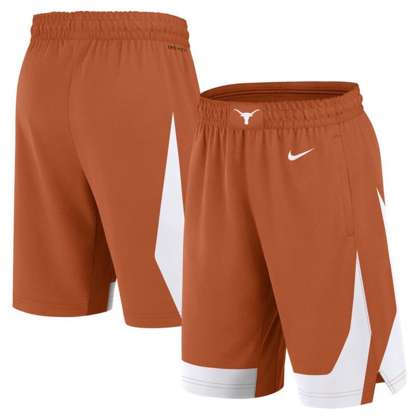 NCAA Nike Texas Texas Longhorns Road Replica Performance Shorts