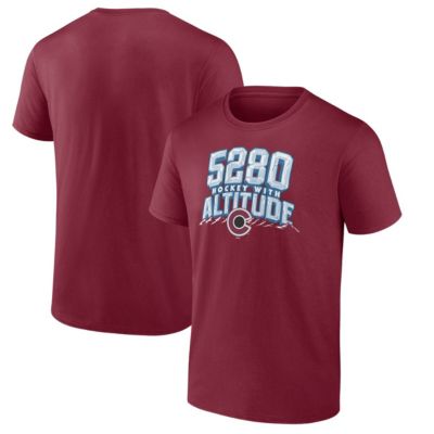 Men's NHL Fanatics Colorado Avalanche Local T-Shirt, Burgundy, XL
