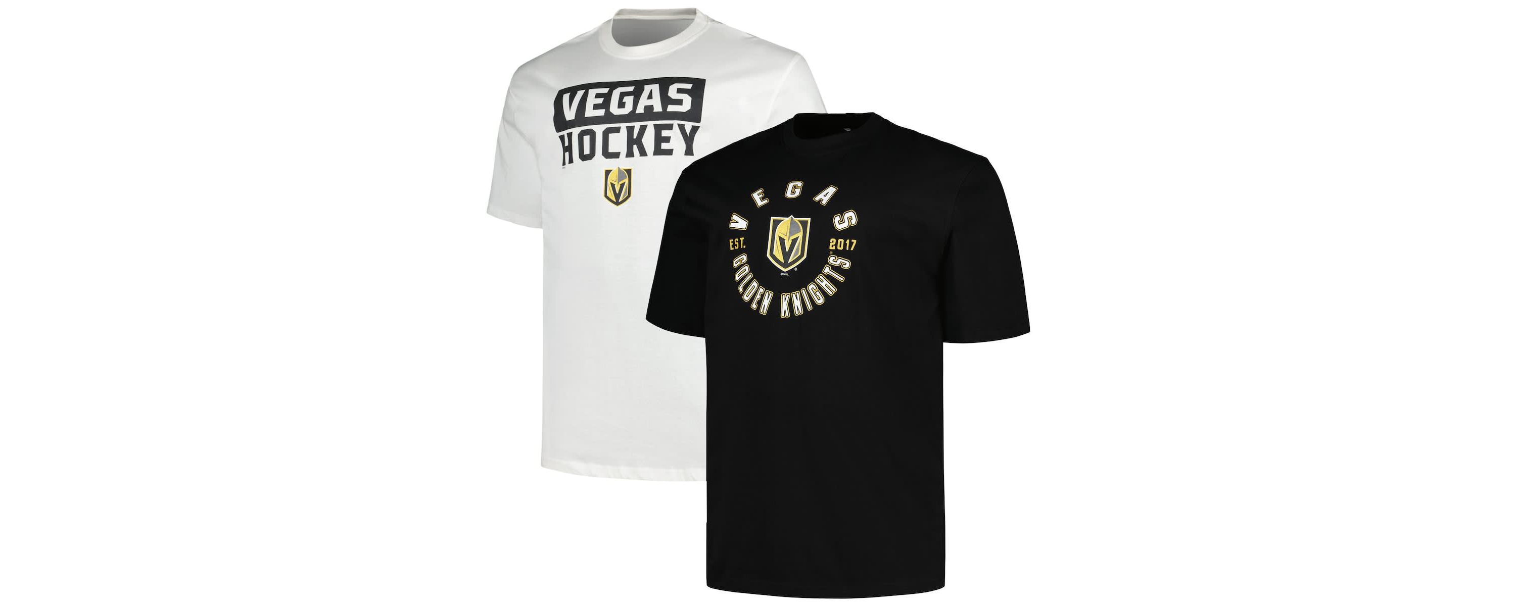 NHL Fanatics Vegas Golden Knights Big & Tall 2-Pack T-Shirt Set