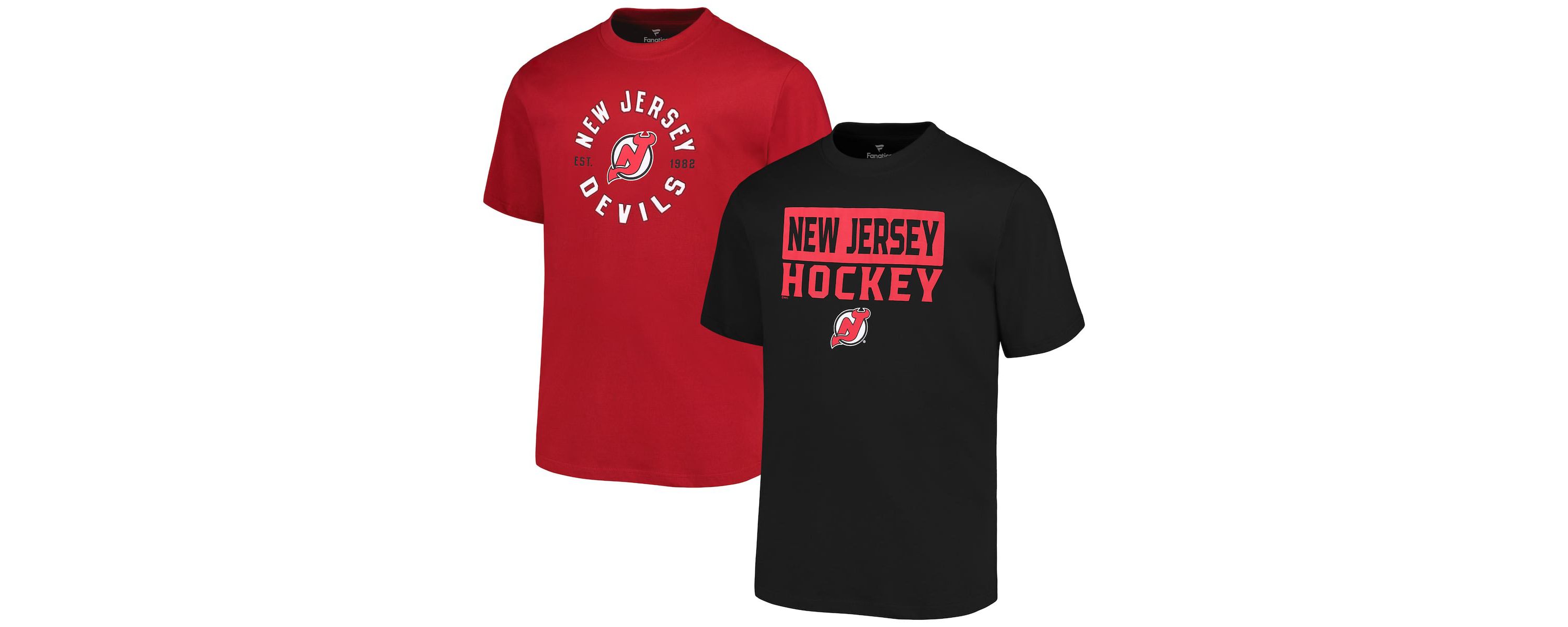 NHL Fanatics New Jersey Devils Big & Tall 2-Pack T-Shirt Set