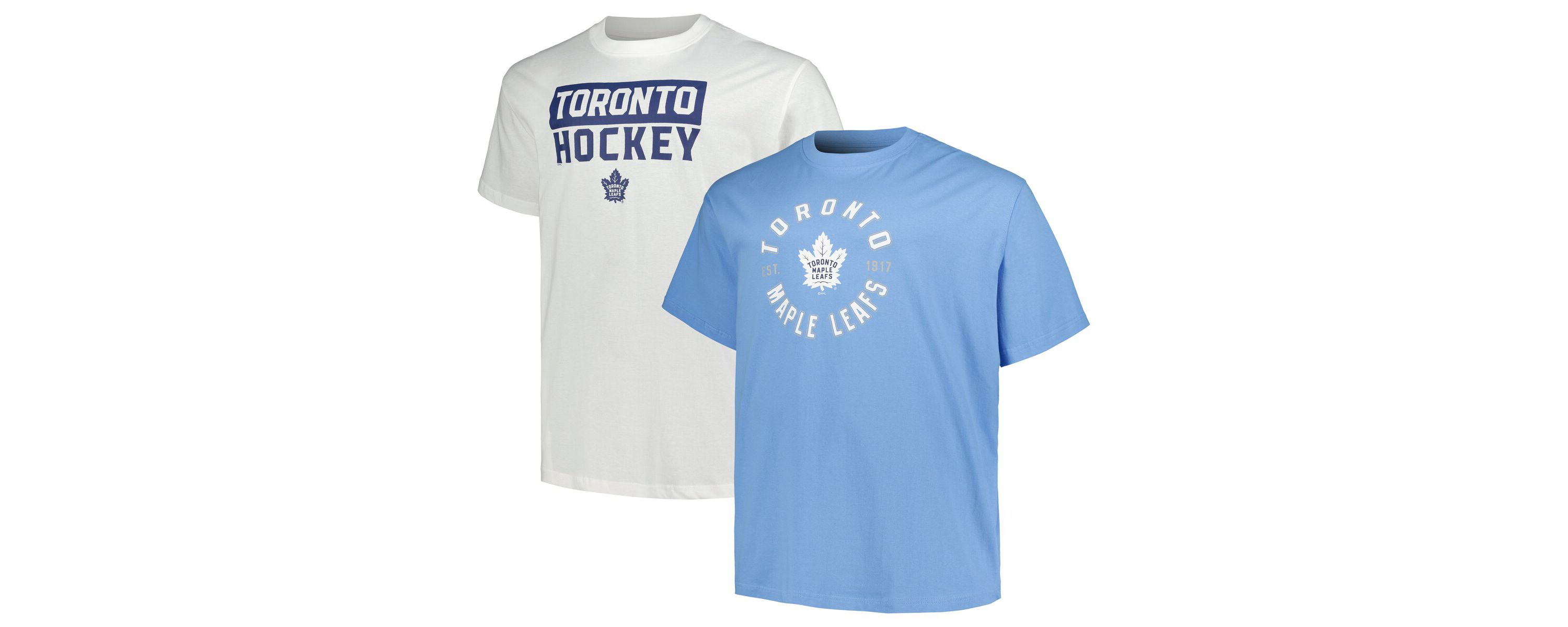 NHL Fanatics Toronto Maple Leafs Big & Tall 2-Pack T-Shirt Set