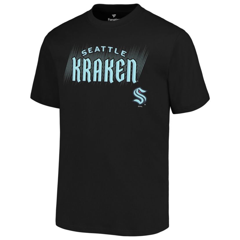 NHL Fanatics Seattle Kraken Big & Tall Wordmark T-Shirt