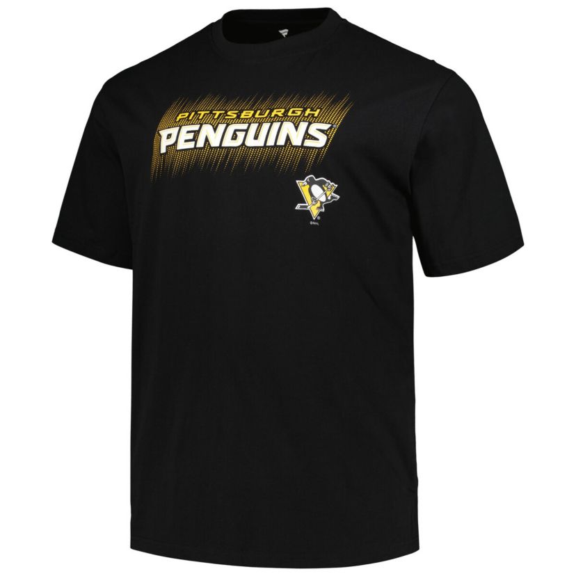NHL Fanatics Pittsburgh Penguins Big & Tall Wordmark T-Shirt
