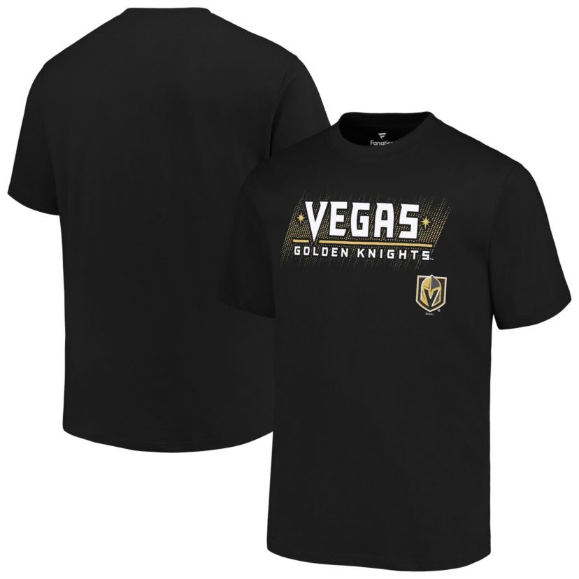 NHL Fanatics Vegas Golden Knights Big & Tall Wordmark T-Shirt