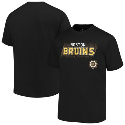 Men's NHL Fanatics Big & Tall Wordmark T-Shirt, Black, XL