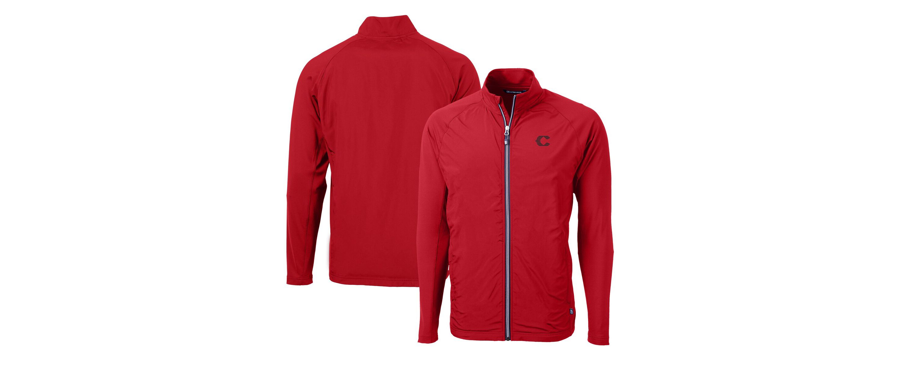 MLB Cincinnati Reds City Connect Big & Tall Adapt Eco Knit Hybrid Recycled Full-Zip Jacket