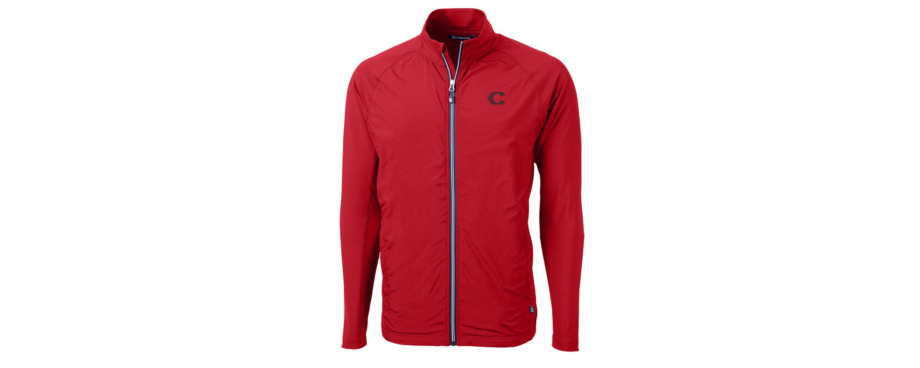 MLB Cincinnati Reds City Connect Big & Tall Adapt Eco Knit Hybrid Recycled Full-Zip Jacket
