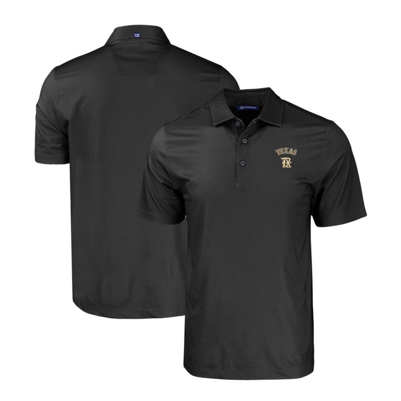 MLB Texas Rangers City Connect Big & Tall Pike Eco Tonal Geo Print Stretch Recycled Polo