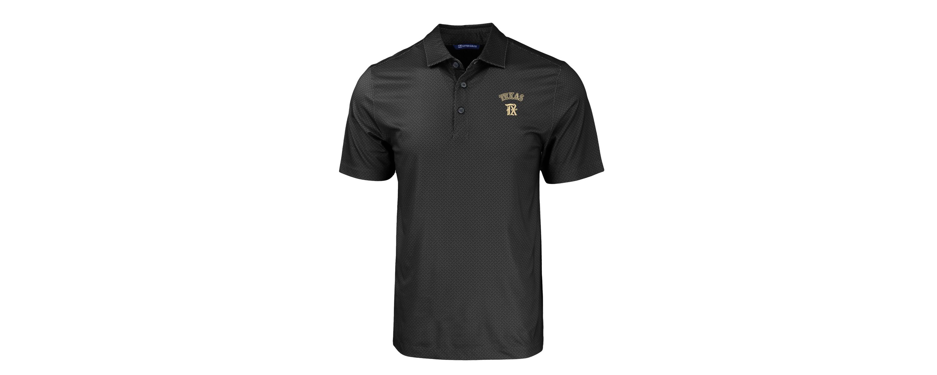 MLB Texas Rangers City Connect Big & Tall Pike Eco Tonal Geo Print Stretch Recycled Polo