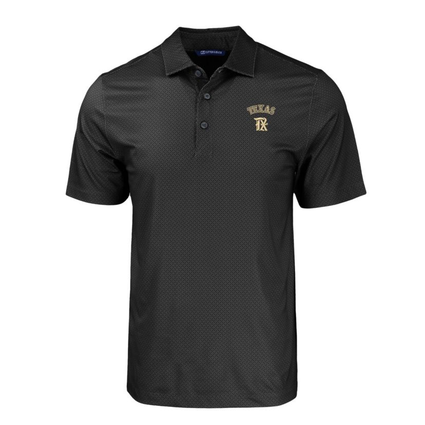 MLB Texas Rangers City Connect Big & Tall Pike Eco Tonal Geo Print Stretch Recycled Polo