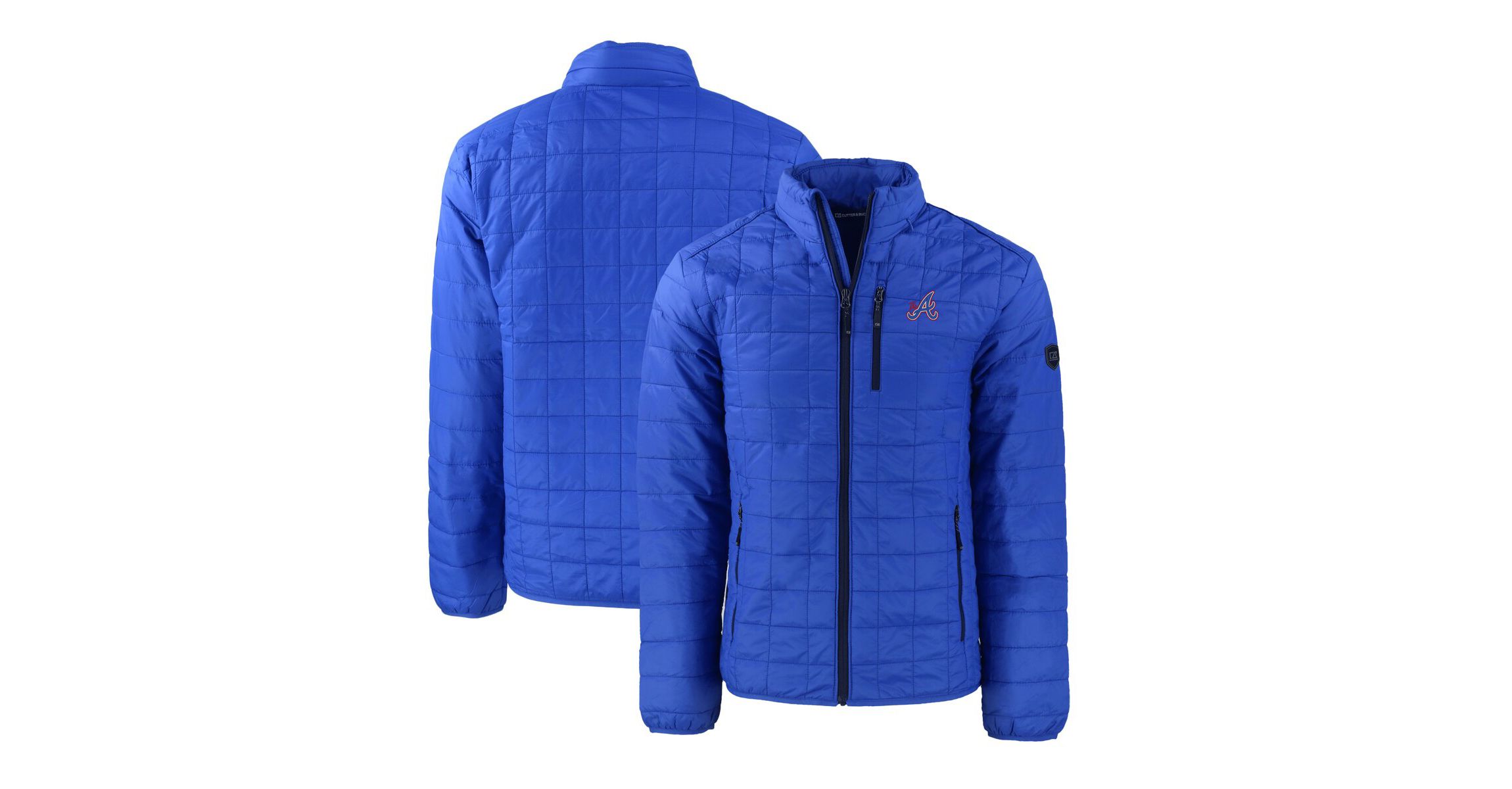 MLB Atlanta Braves City Connect Big & Tall Rainier PrimaLoft Eco Insulated Full-Zip Puffer Jacket