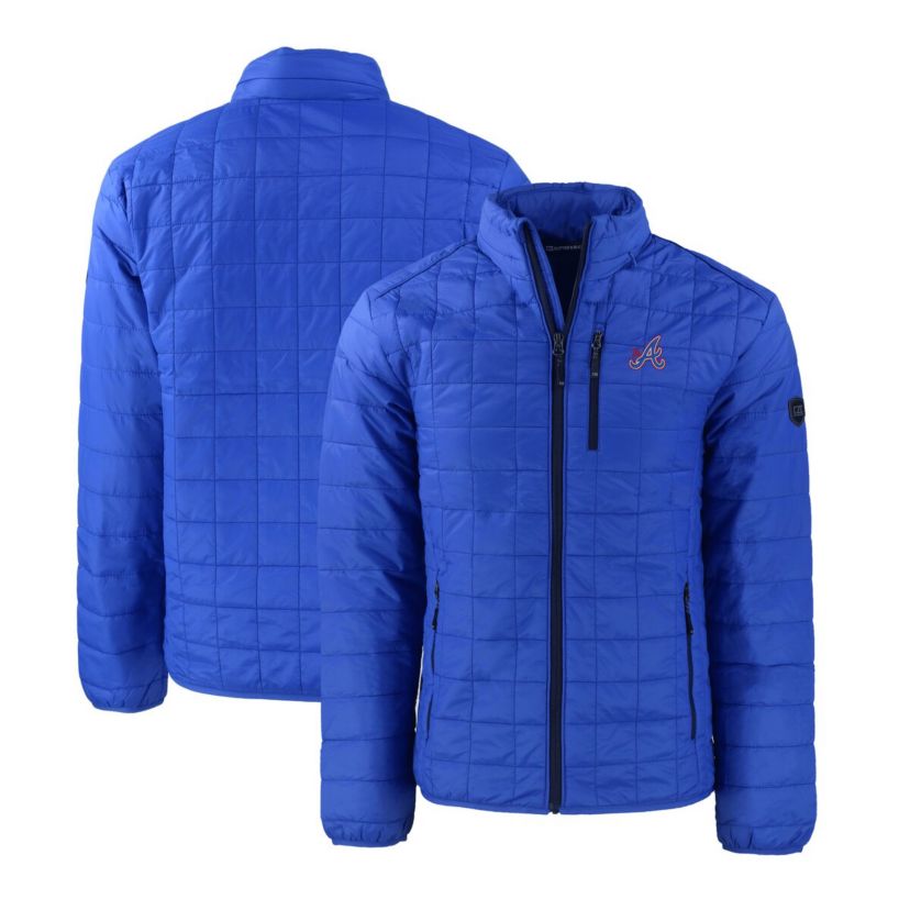 MLB Atlanta Braves City Connect Big & Tall Rainier PrimaLoft Eco Insulated Full-Zip Puffer Jacket
