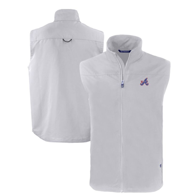 MLB Atlanta Braves City Connect Big & Tall Charter Eco Recycled Full-Zip Vest