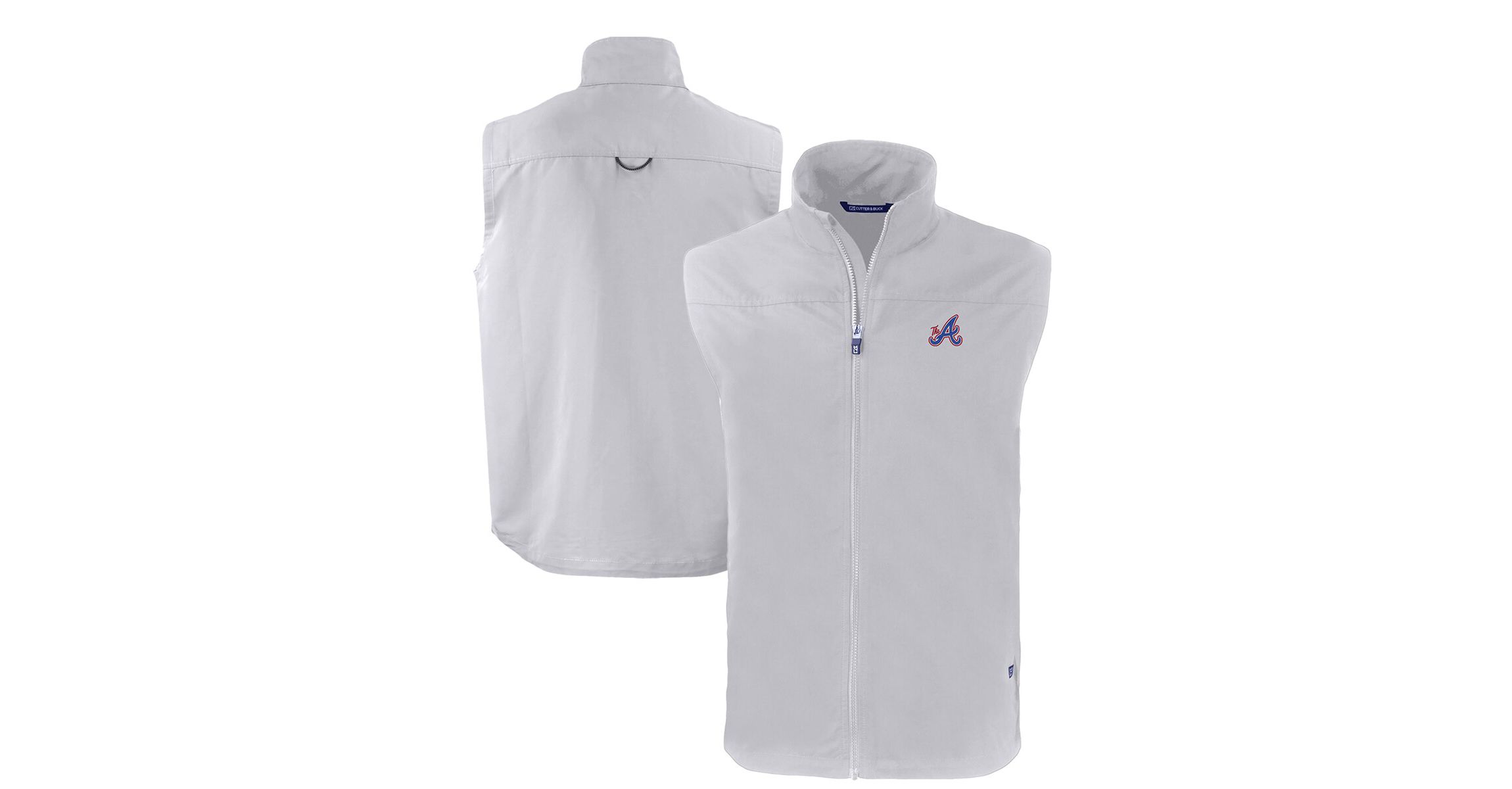 MLB Atlanta Braves City Connect Big & Tall Charter Eco Recycled Full-Zip Vest