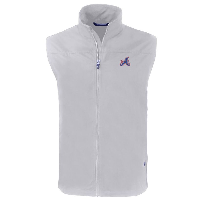 MLB Atlanta Braves City Connect Big & Tall Charter Eco Recycled Full-Zip Vest