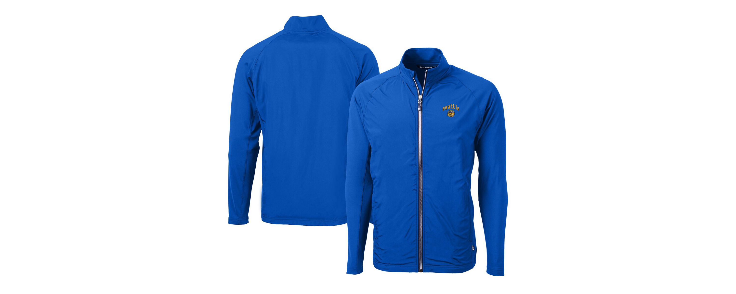MLB Seattle Mariners City Connect Adapt Eco Knit Hybrid Recycled Full-Zip Jacket