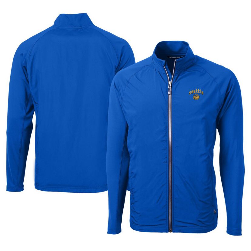 MLB Seattle Mariners City Connect Adapt Eco Knit Hybrid Recycled Full-Zip Jacket