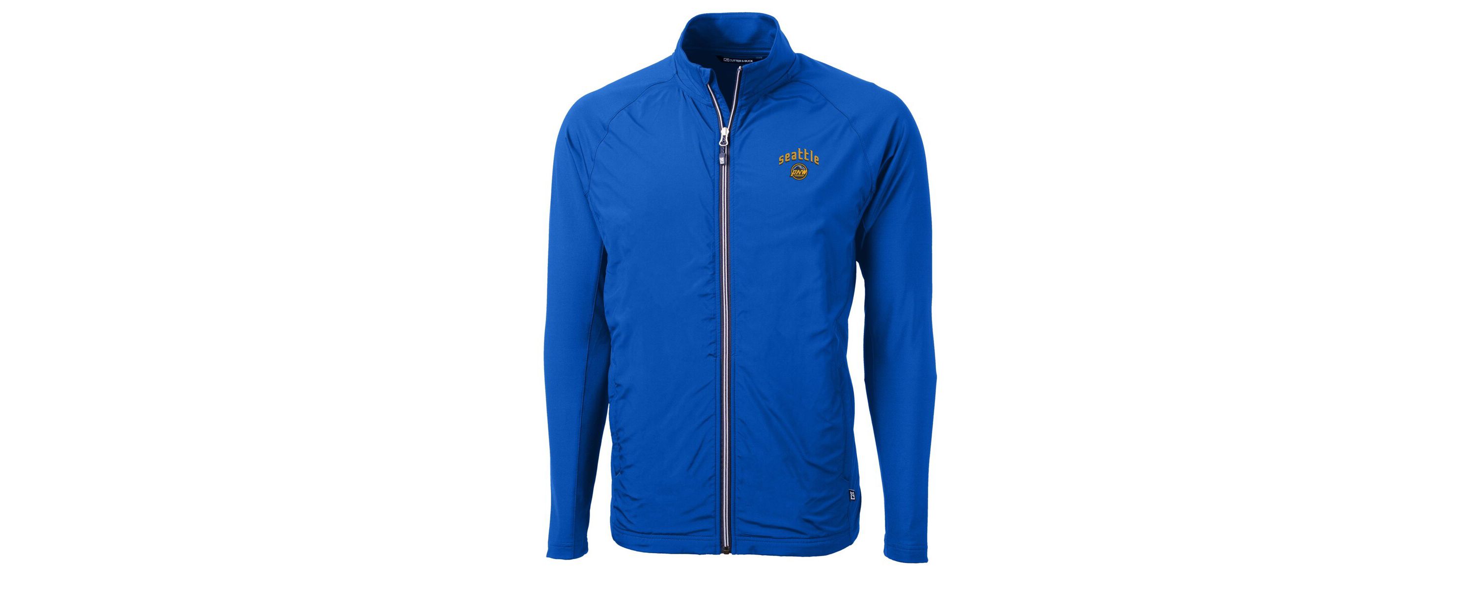 MLB Seattle Mariners City Connect Adapt Eco Knit Hybrid Recycled Full-Zip Jacket