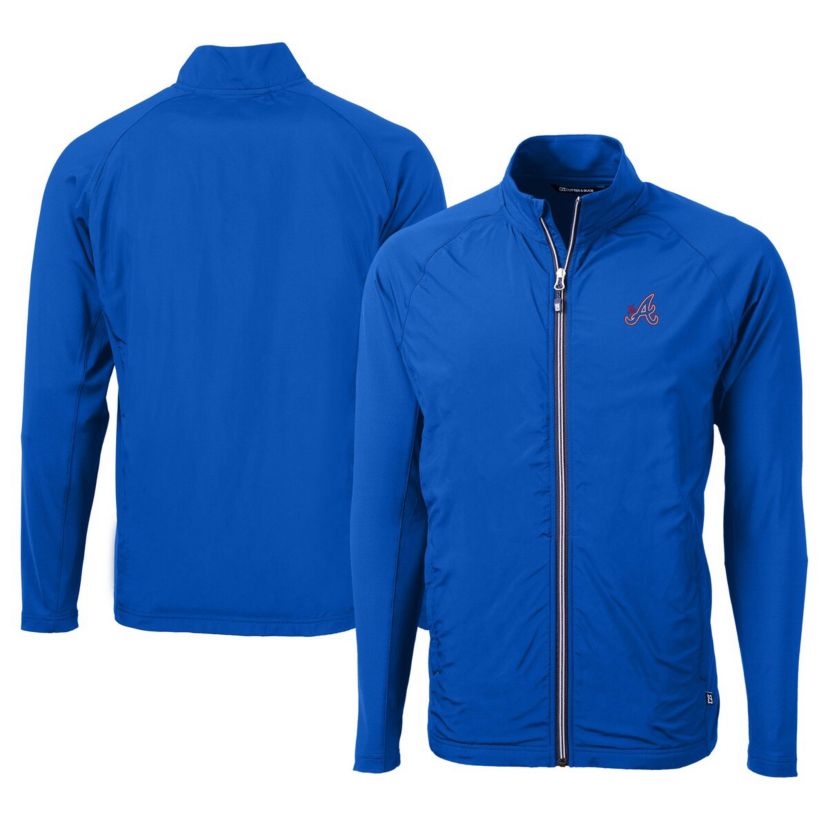 MLB Atlanta Braves City Connect Adapt Eco Knit Hybrid Recycled Full-Zip Jacket