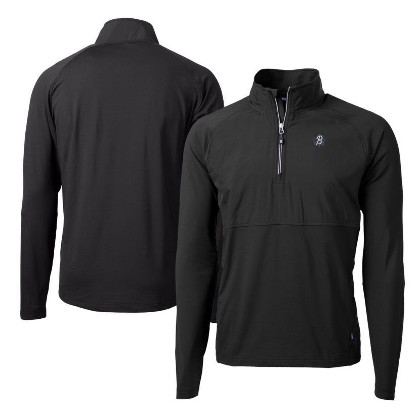 MLB Baltimore Orioles City Connect Adapt Eco Knit Hybrid Recycled Quarter-Zip Pullover Top