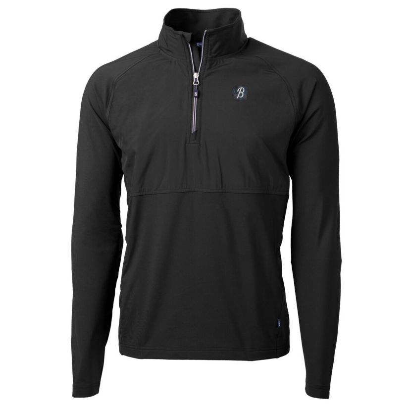MLB Baltimore Orioles City Connect Adapt Eco Knit Hybrid Recycled Quarter-Zip Pullover Top