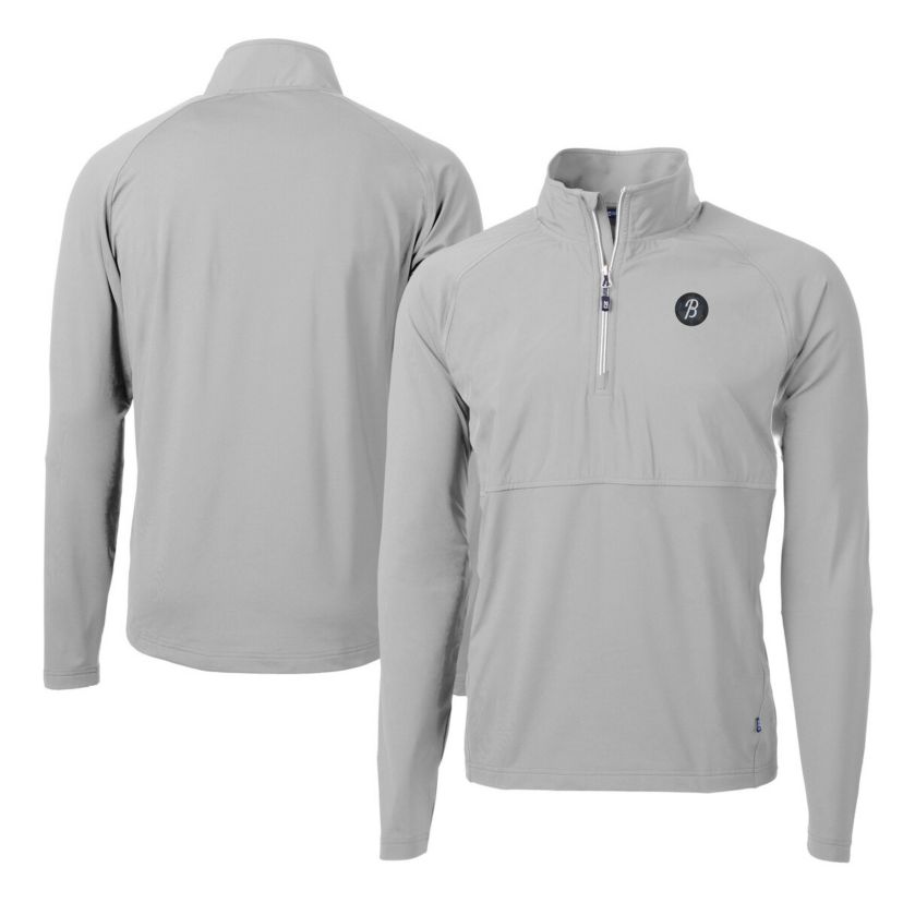 MLB Baltimore Orioles City Connect Adapt Eco Knit Hybrid Recycled Quarter-Zip Pullover Top