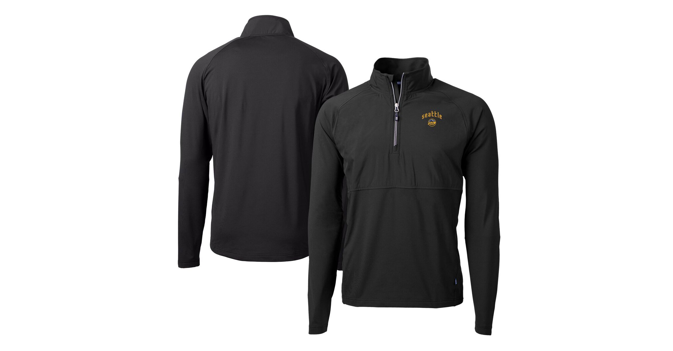 MLB Seattle Mariners City Connect Adapt Eco Knit Hybrid Recycled Quarter-Zip Pullover Top