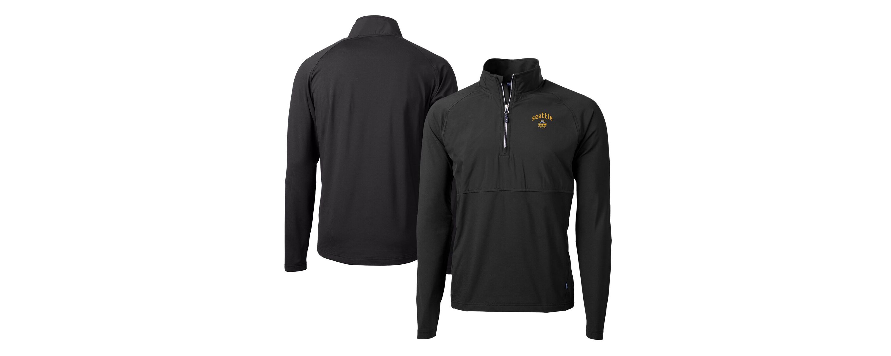 MLB Seattle Mariners City Connect Adapt Eco Knit Hybrid Recycled Quarter-Zip Pullover Top