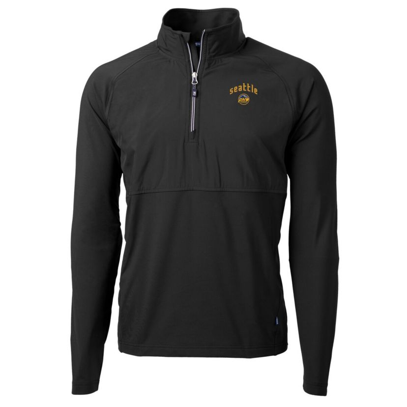 MLB Seattle Mariners City Connect Adapt Eco Knit Hybrid Recycled Quarter-Zip Pullover Top