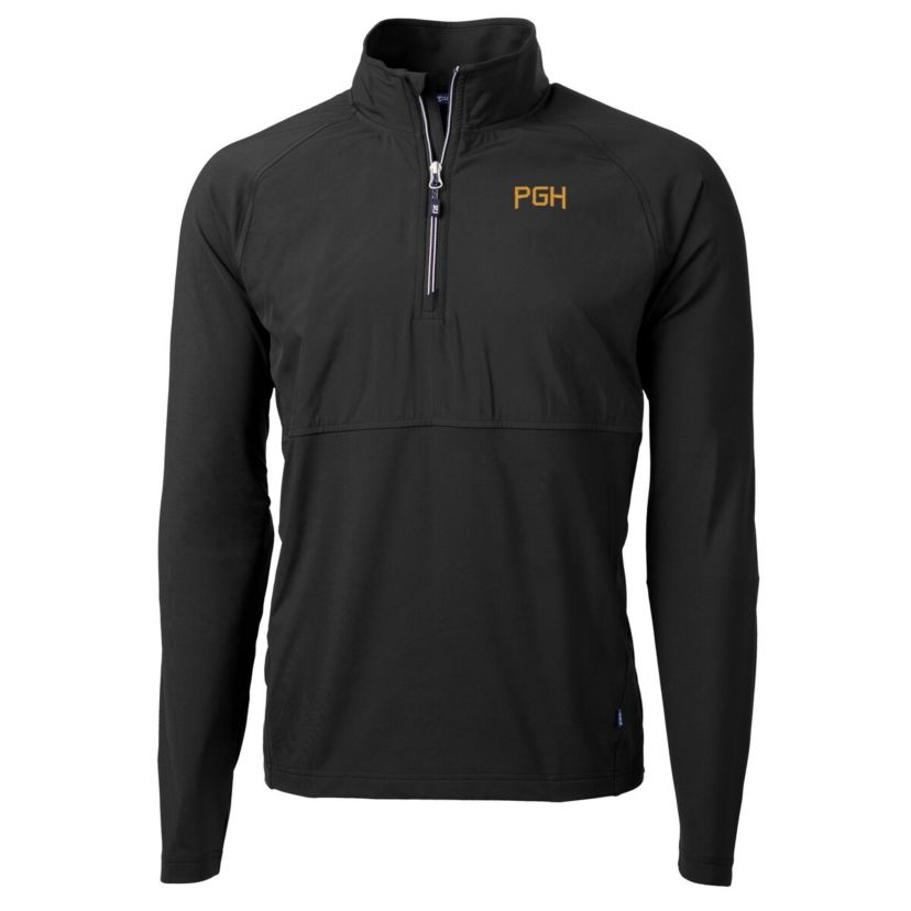 MLB Pittsburgh Pirates City Connect Adapt Eco Knit Hybrid Recycled Quarter-Zip Pullover Top