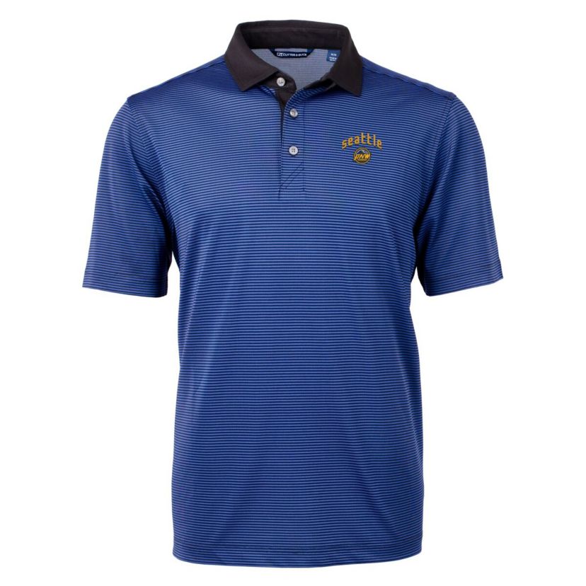 MLB Seattle Mariners City Connect Virtue Eco Pique Micro Stripe Recycled Polo