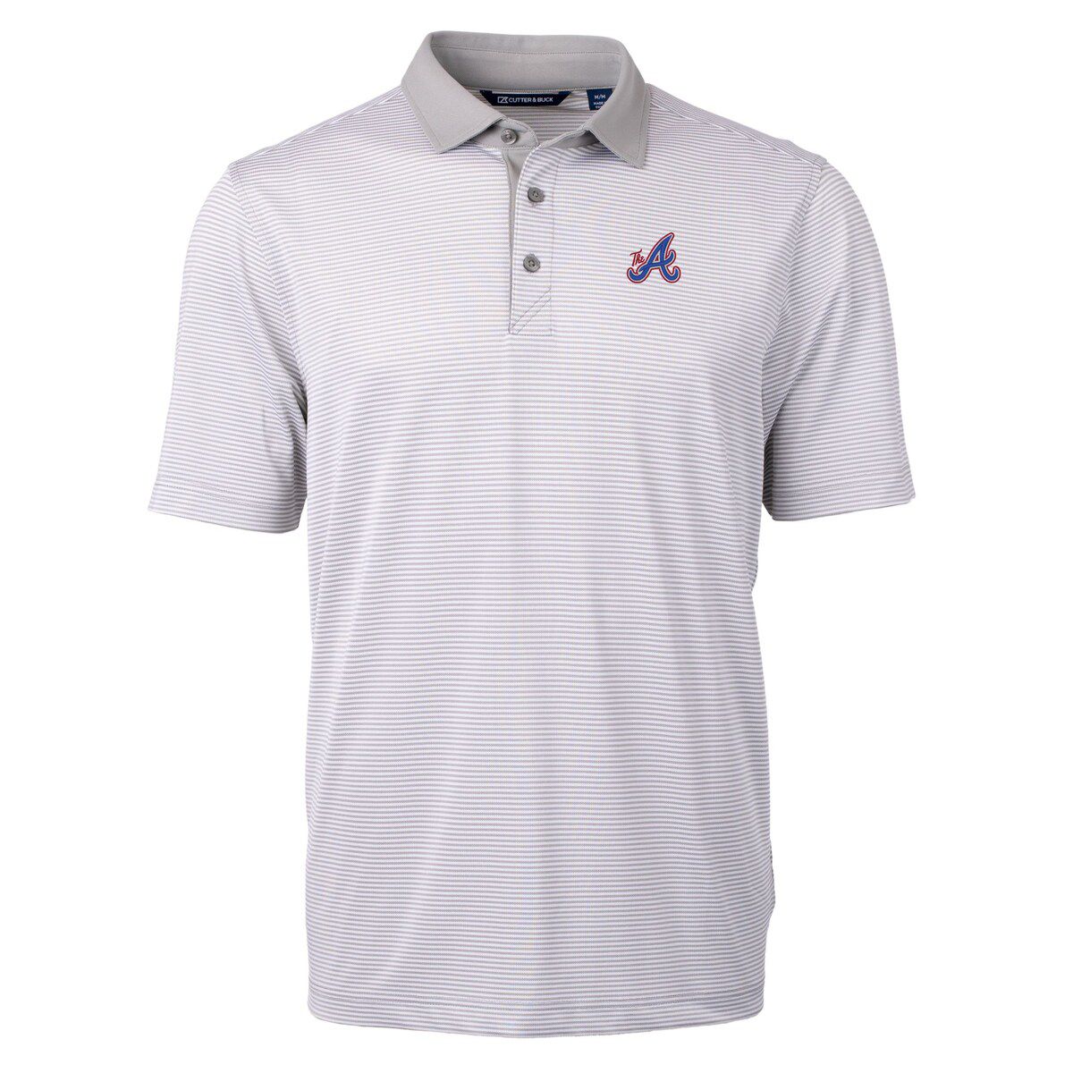 MLB Atlanta Braves City Connect Virtue Eco Pique Micro Stripe Recycled Polo