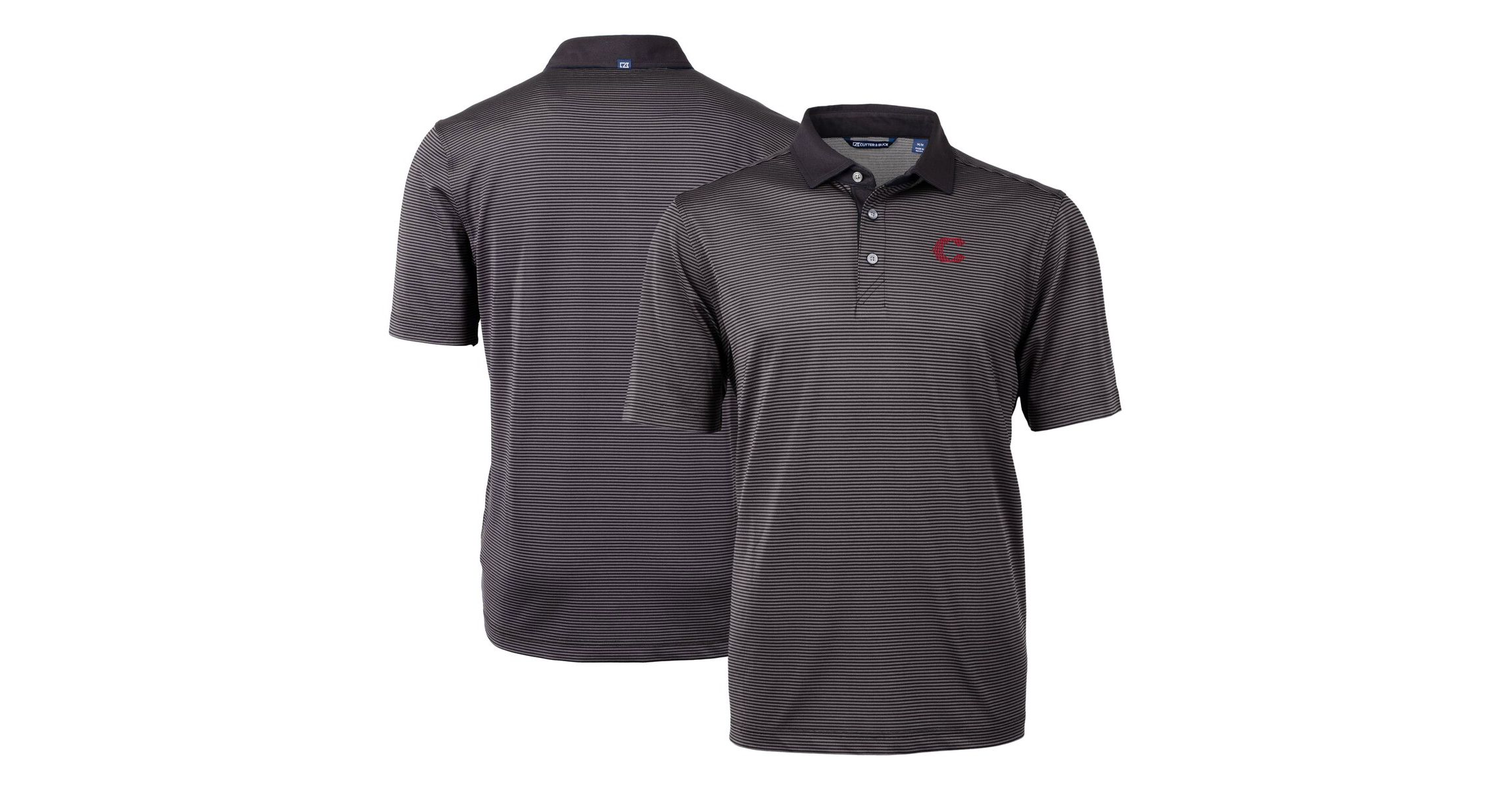 MLB Cincinnati Reds City Connect Virtue Eco Pique Micro Stripe Recycled Polo