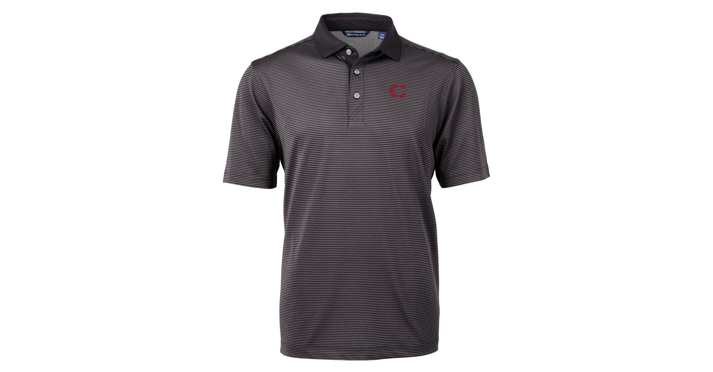 MLB Cincinnati Reds City Connect Virtue Eco Pique Micro Stripe Recycled Polo