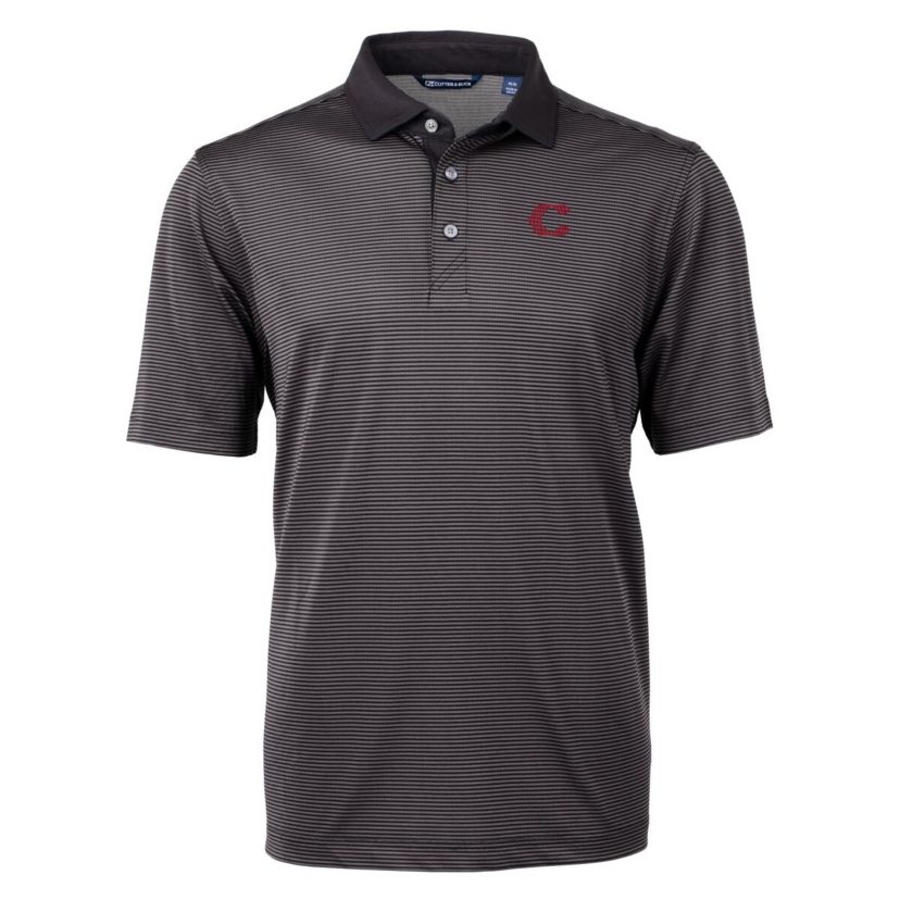 MLB Cincinnati Reds City Connect Virtue Eco Pique Micro Stripe Recycled Polo