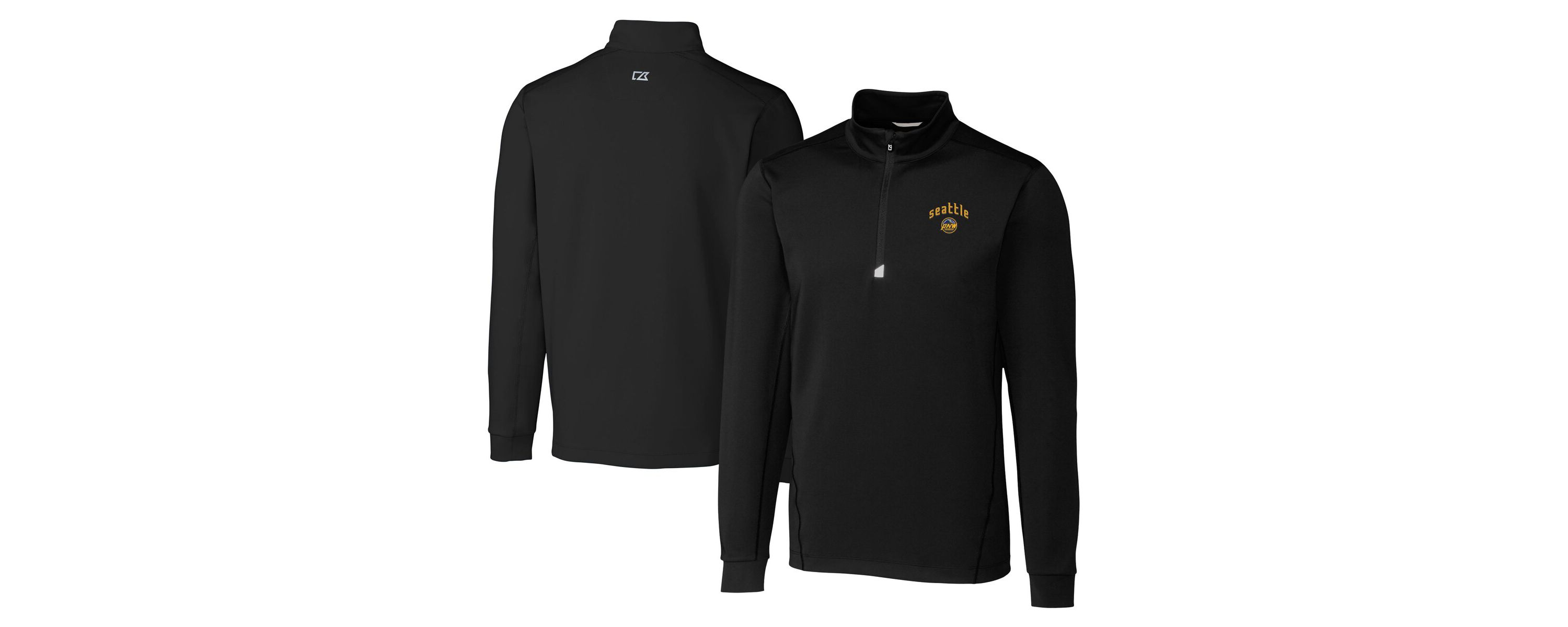 MLB Seattle Mariners City Connect Traverse Stretch Quarter-Zip Pullover Top