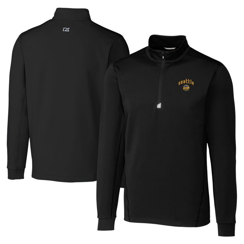 MLB Seattle Mariners City Connect Traverse Stretch Quarter-Zip Pullover Top