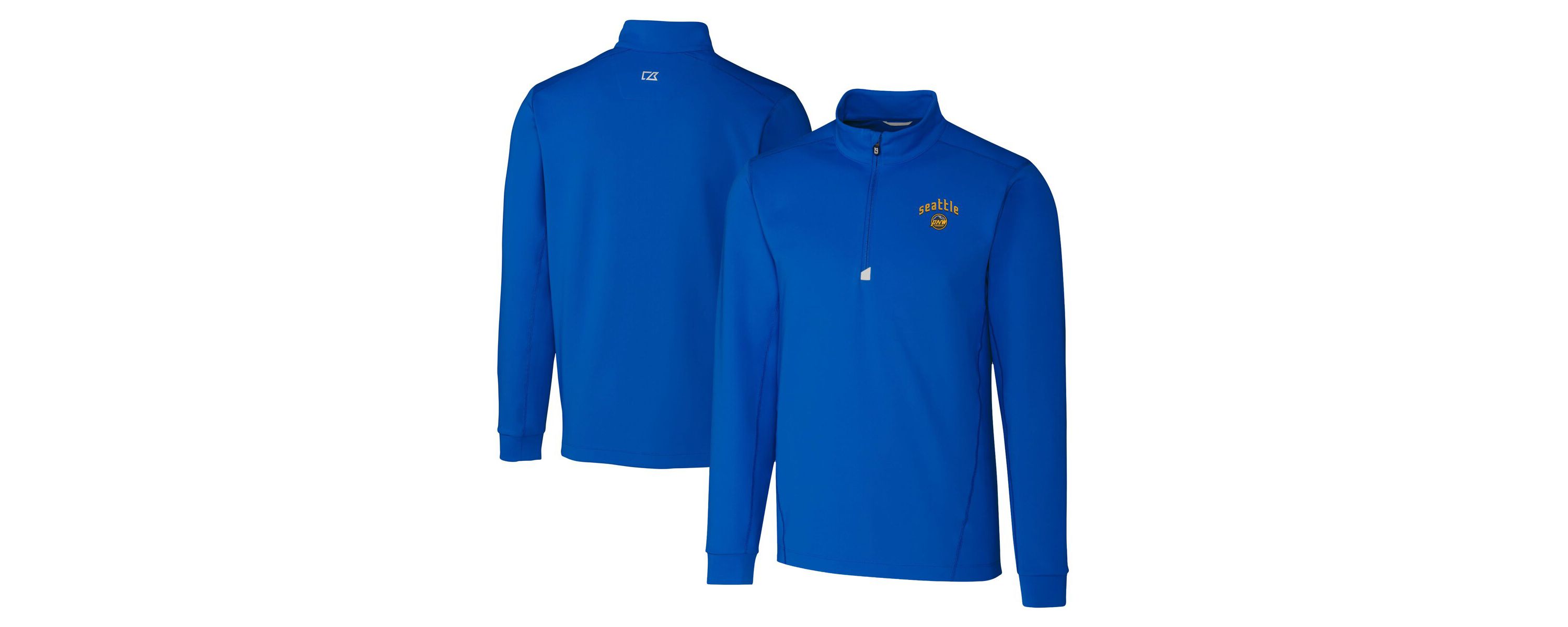 MLB Seattle Mariners City Connect Traverse Stretch Quarter-Zip Pullover Top