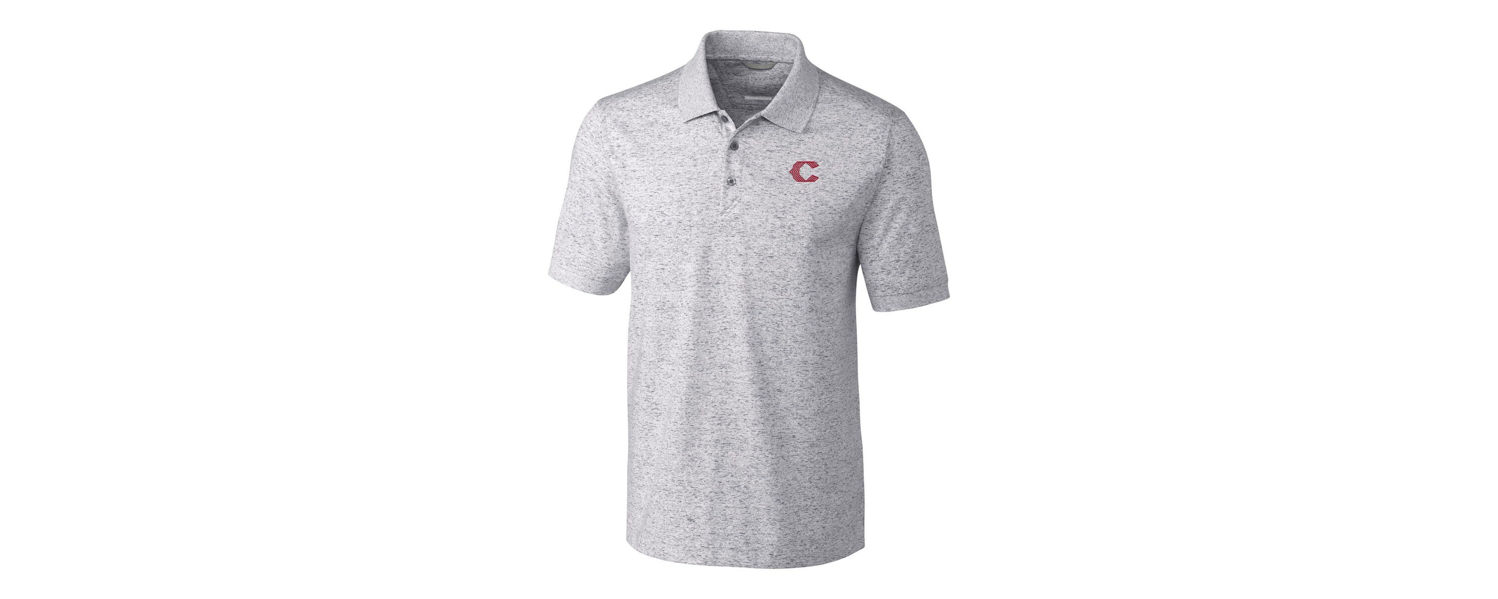 MLB Cincinnati Reds City Connect Advantage Space Dye Tri-Blend Polo