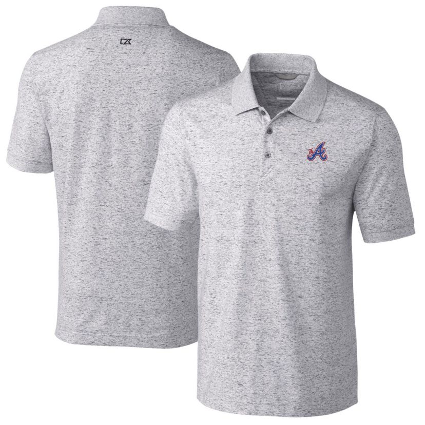 MLB Atlanta Braves City Connect Advantage Space Dye Tri-Blend Polo