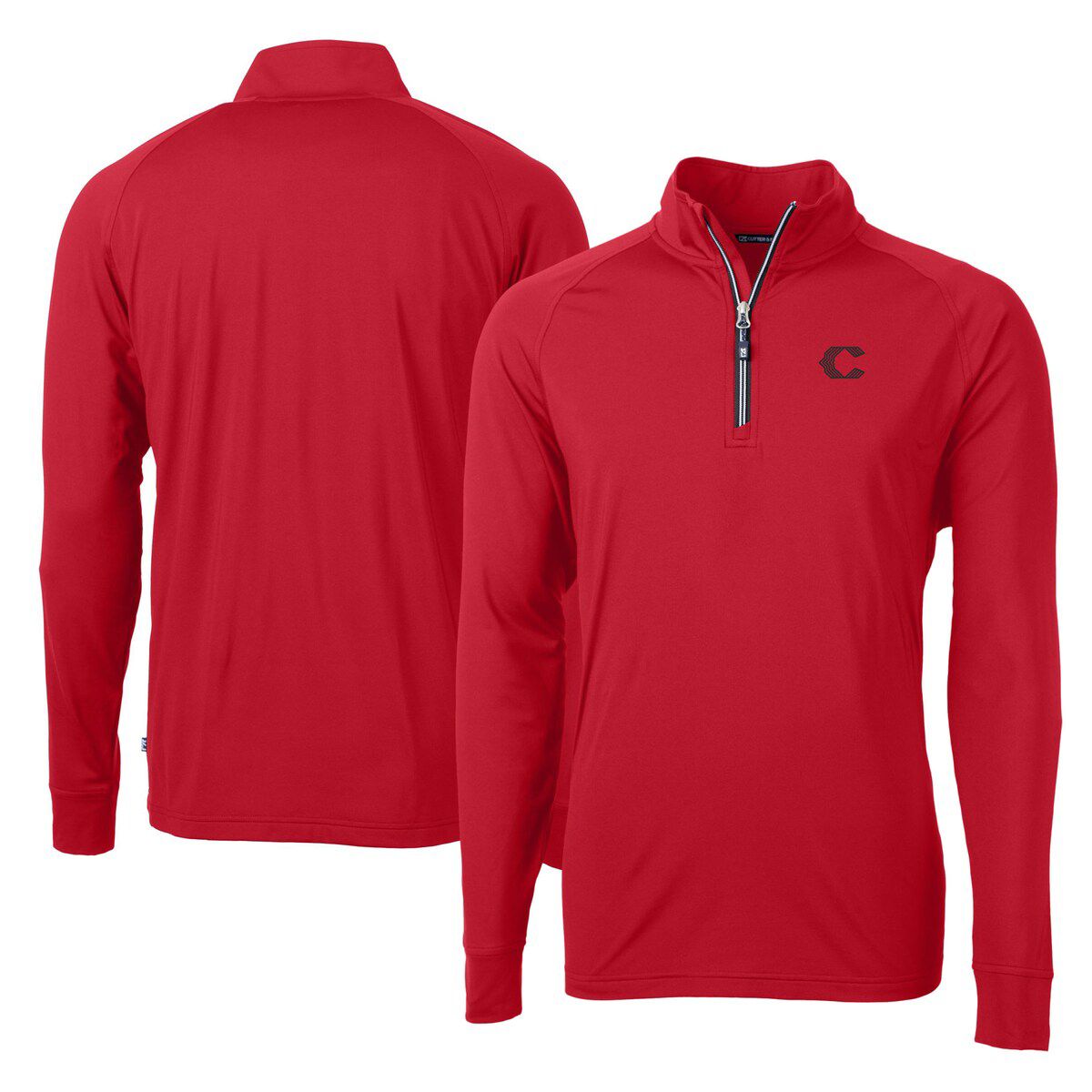 MLB Cincinnati Reds City Connect Adapt Eco Knit Stretch Recycled Quarter-Zip Pullover Top