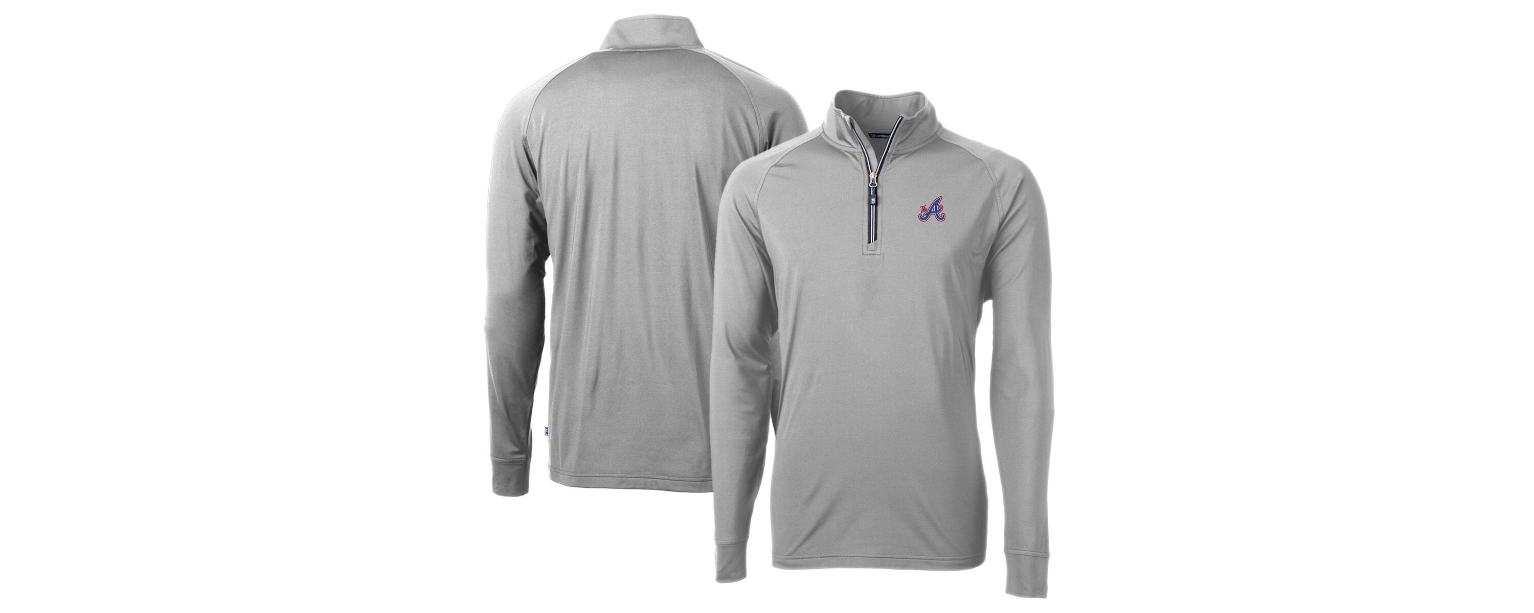 MLB Atlanta Braves City Connect Adapt Eco Knit Stretch Recycled Quarter-Zip Pullover Top