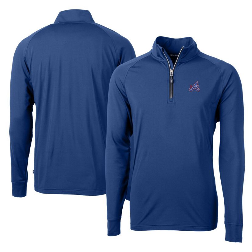 MLB Atlanta Braves City Connect Adapt Eco Knit Stretch Recycled Quarter-Zip Pullover Top