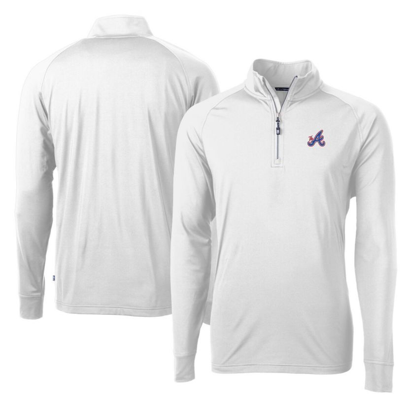 MLB Atlanta Braves City Connect Adapt Eco Knit Stretch Recycled Quarter-Zip Pullover Top