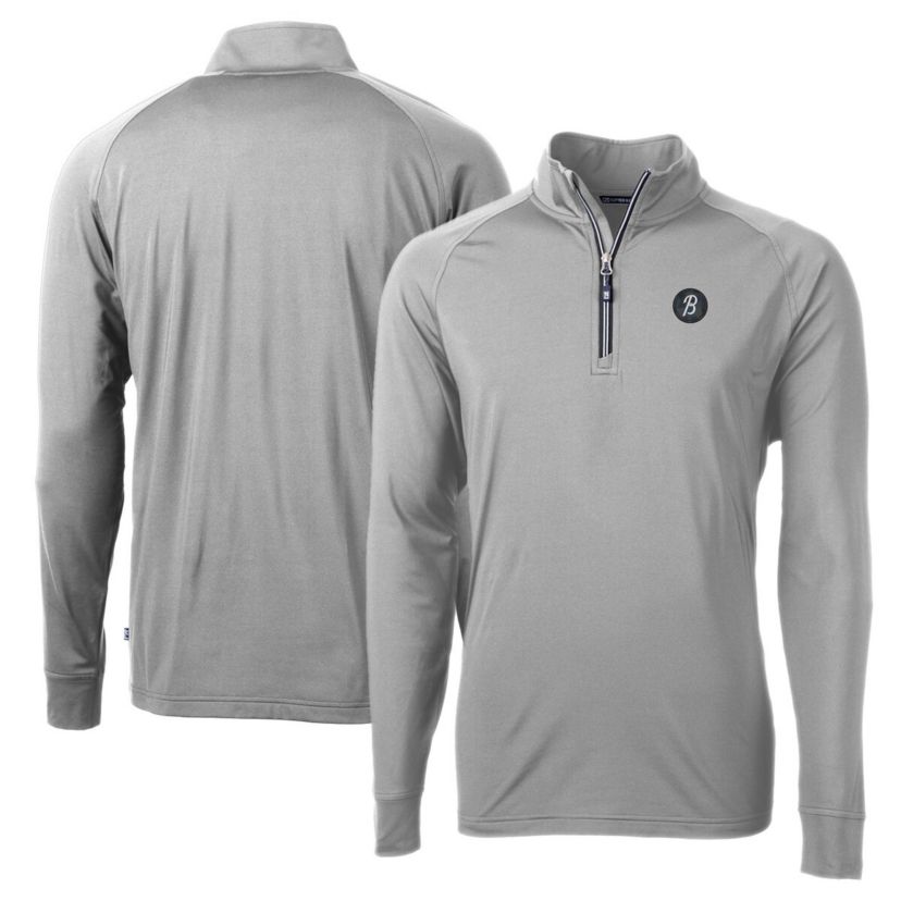 MLB Baltimore Orioles City Connect Adapt Eco Knit Stretch Recycled Quarter-Zip Pullover Top