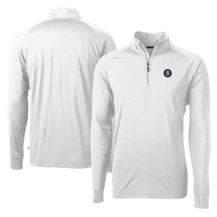 MLB Baltimore Orioles City Connect Adapt Eco Knit Stretch Recycled Quarter-Zip Pullover Top