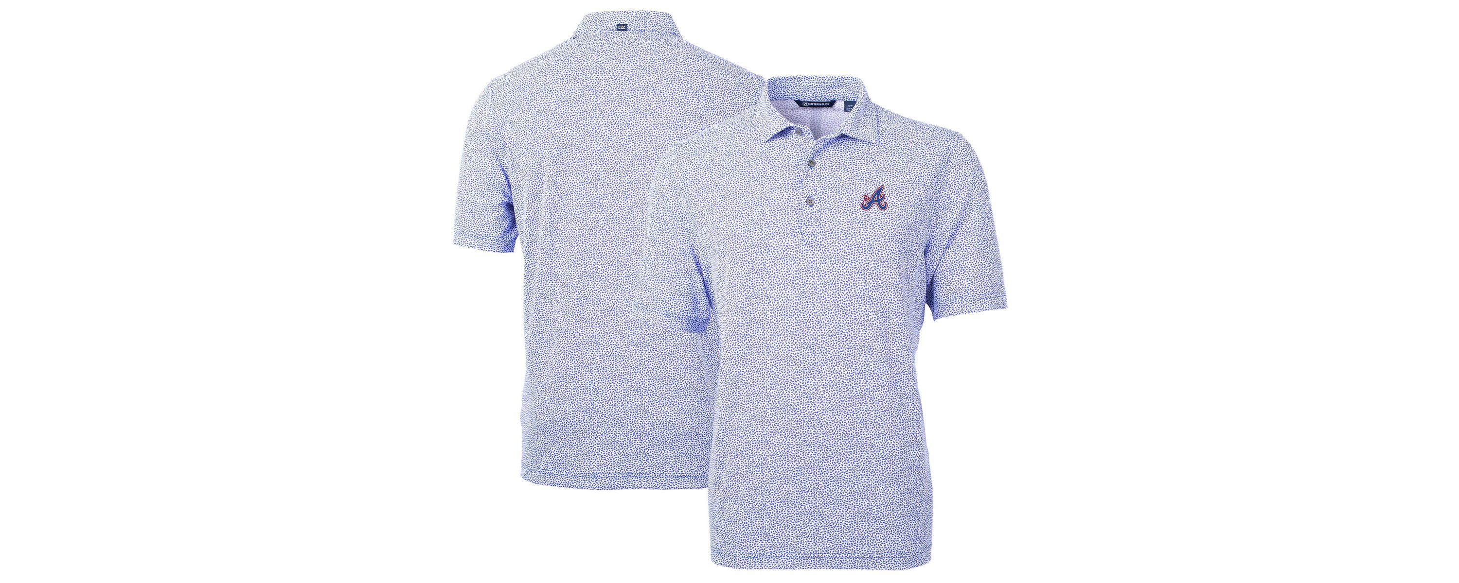 MLB Atlanta Braves City Connect Virtue Eco Pique Botanical Print Recycled Polo