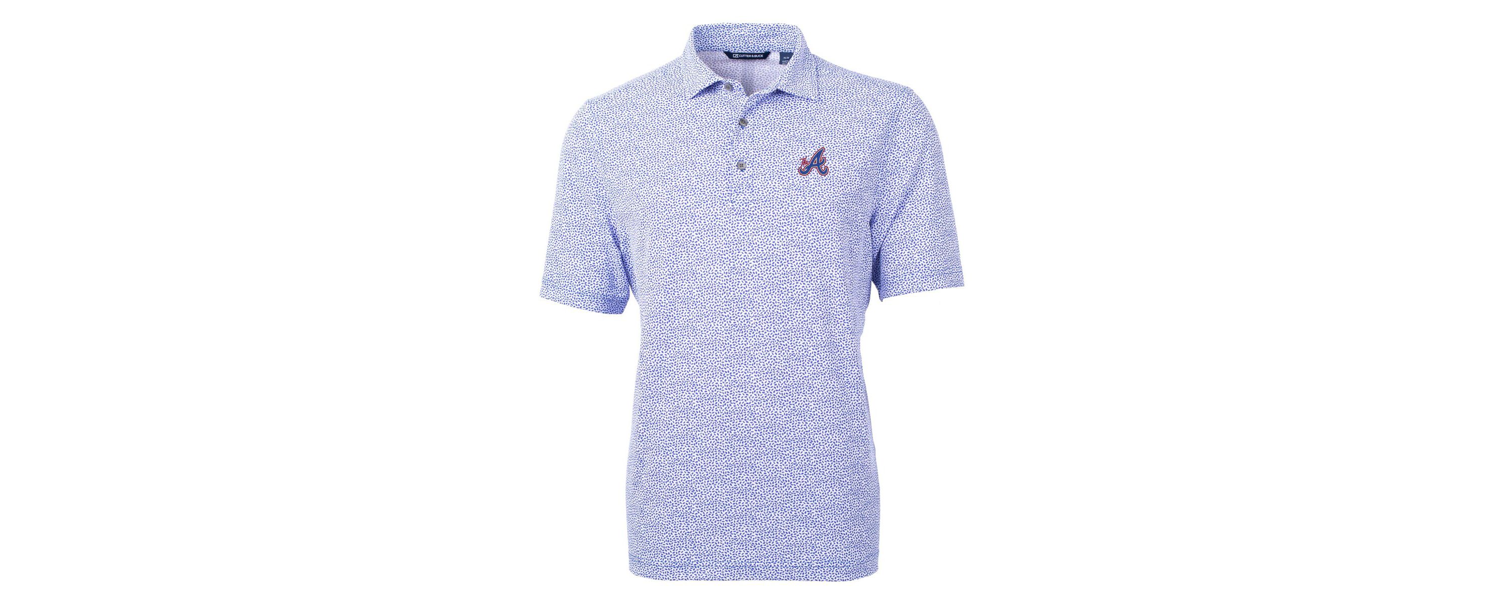 MLB Atlanta Braves City Connect Virtue Eco Pique Botanical Print Recycled Polo